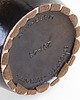 wazony Wazon ceramiczny Scheurich z reliefowym dekorem roślinnym,, Niemcy, lata 70. 6
