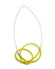 kolczyki wire wrapping Supeł - minimalistyczny naszyjnik 1