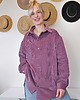 koszule damskie Bawełniana sztruksowa koszula, MAUVE AMELIA 1