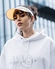 bluza z kapturem damska biała bluza z kapturem oversize 'overdose' 5