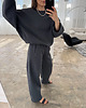 bluza bez kaptura damska Bluza Grounded light antracite 1