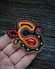 broszki Jesienna broszka soutache 3