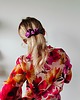spinki i klamry do włosów Scrunchie spinka klamra jedwabna wrzosowy czar 4