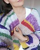 kardigany damskie Kardigan Colorfull Stripes 2