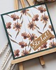kartki scrapbooking Kartka handmade Sto lat Kwiatki Zielona 1