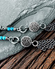 kolczyki wire wrapping Długie kolczyki boho z apatytem 3