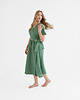 sukienki midi damskie Lniana Sukienka JASMINE EUCALYPTUS GREEN 6