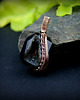 wisiory Agat z druzą wisiorek wire wrapping 9