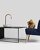 meble - stoły i stoliki - stoliki kawowe Metalowy stolik kawowy 2 Wall 100x60, czarny 2