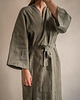 sukienki maxi damskie Lniane kimono 3