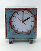 zegary Zegar drewniany - cichy mechanizm BLUE 1