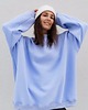 bluza bez kaptura damska Bluza Biggie Niebo 2