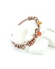 bransoletki wire wrapping Bransoleta mankietowa z agatem bursztynem i cytrynem - Zamówienie specjalne 4