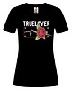 t-shirt damskie Koszulka damska czarna  True love 1