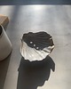 mydelniczki Ceramiczna Mydelniczka Handmade Muszelka Muszla Biało Beżowa 1