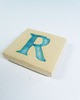 magnesy Ceramiczny magnes, niebieska literka R 3