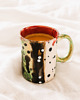 kubki Ceramiczny kubek w stylu boho - Natura 1