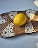 patery i talerze Ceramiczna patera liść 4