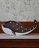 lampy do pokoju dziecka Drewniana Lampka Wieloryb - Navy Blue 3