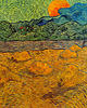 magnesy Wschodzący księżyc - Van Gogh - magnes 1
