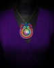 wisiory Kolorowy wisior soutache z mandalą 1
