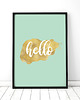 plakaty Plakat Hello 1
