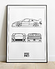 plakaty Plakat Legendy Motoryzacji - Ferrari F40 1