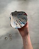 pojemniki na biżuterię Podstawka na Biżuterię Palo Santo Ceramiczna Muszelka Handpainted Modern 2