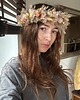 Ślubne ozdoby do włosów Wianek boho Sielski na głowę suszki 2