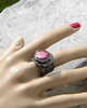 pierścionki srebrne Roman Ancient Ring ;) fioletowa perła 1