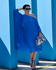 sukienki midi damskie New   SUKIENKA Asymetric Blu 3