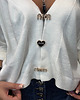 swetry damskie  Sweter wiskozowy Bianco 2