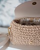torby na ramię Torebka Basic Craftbags beżowa ze skórzaną klapą 4