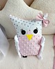 przytulanki dla niemowląt i dzieci Poduszka dekoracyjna SÓWKA SOWA imię dziecka metryczka PREZENT 3