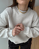 bluza bez kaptura damska Bluza Soho mocca melange 1