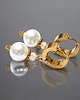 kolczyki pozłacane Kolczyki pozłacane Pearls [white] perły vol. 26 1