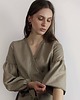 sukienki mini damskie Ana Moroles, Kimono wełniane Rojo 1