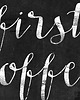 plakaty Plakat first coffee - A3 3