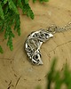 wisiory Wisiorek księżyc kryształ górski wire wrapping 1