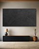obrazy Płaskorzeźba ścienna  80x160m elegancka pastelowa czerń 3