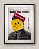 plakaty Plakat Kolaż - Nowy Wspaniały Świat - Aldous Huxley 4