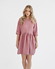 sukienki mini damskie Lniana Sukienka DAISY DUSTY PINK 2