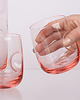 szklanki i kieliszki ON FINGER PINK / set maxi 2+2+1 1