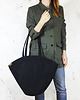 torby XXL Shelly bag czarna torba nubuk wodoodporny vegan 5