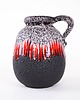 wazony Wazon ceramiczny Fat Lava, niemiecki design, lata 60, produkcja: West Germany 2