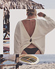 bluza bez kaptura damska Bluza z Odkrytymi Plecami Show'em 6