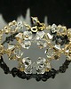 Biżuteria ślubna Pozłacana bransoletka Lacey (Crystal + Golden Shadow) 1
