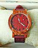 zegarki damskie Damski drewniany zegarek SPORTY red 1