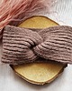opaski do włosów Wełniana opaska handmade z alpaki i merino, miękka, ciepła, brudny róż 3