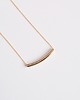 złote naszyjniki 16k Gold Plated Tube Necklace 2